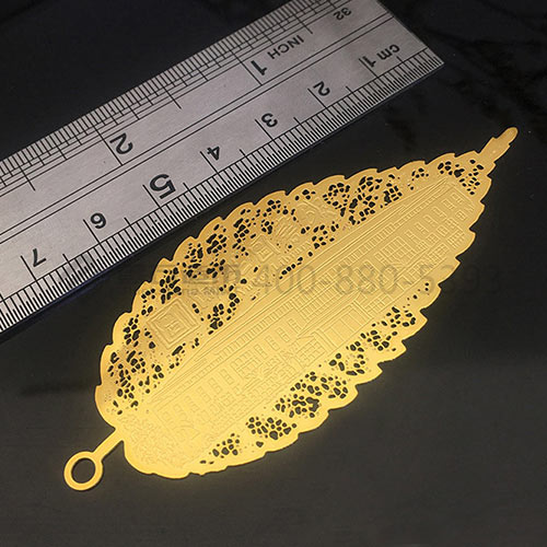 渝北圖書館金葉子書簽