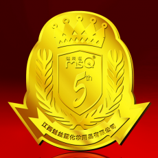 魅絲寇化妝用品5周年紀念徽章