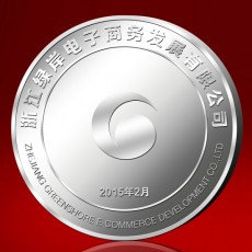 浙江綠岸電子商務紀念銀章
